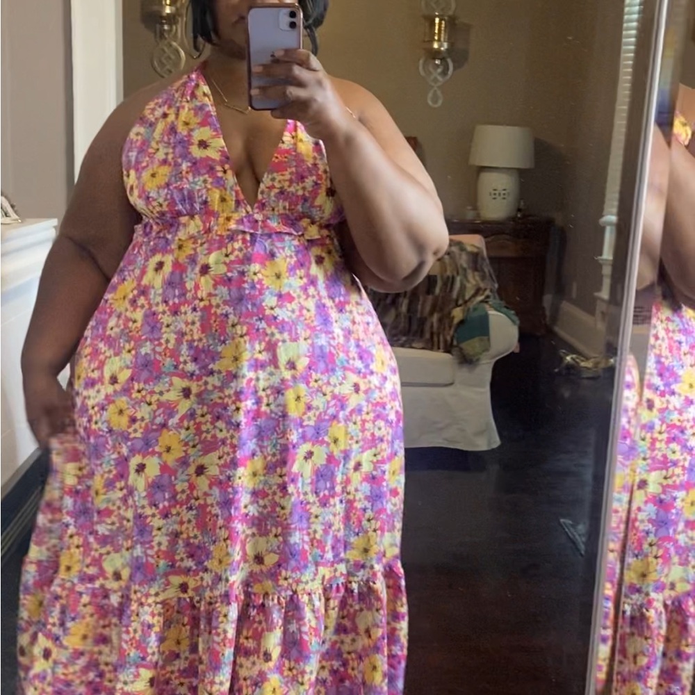 Rebdolls Vibrant Floral Maxi Dress - Picture 2 of 2